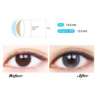 QLO 7 星空灰(月拋)